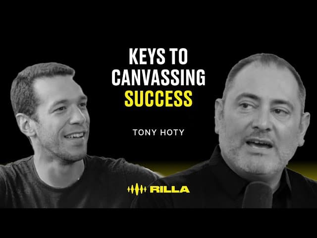 Tony Hoty - Keys to Canvassing Success